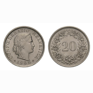 20 Rappen 1968 Schweiz