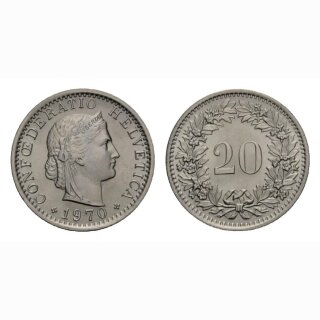 20 Rappen 1970 Schweiz