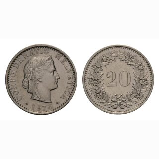 20 Rappen 1976 Schweiz