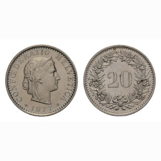 20 Rappen 1977 Schweiz