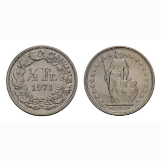 50 Rappen 1971 Schweiz