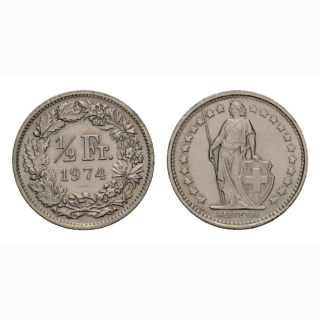 50 Rappen 1974 Schweiz