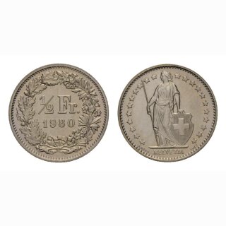 50 Rappen 1980 Schweiz