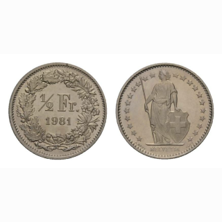 50 Rappen 1981 Schweiz