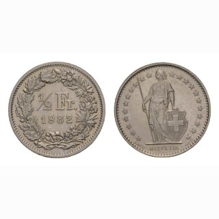 50 Rappen 1982 Schweiz