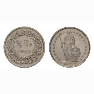 50 Rappen 1982 Schweiz