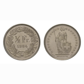 50 Rappen 1984 Schweiz