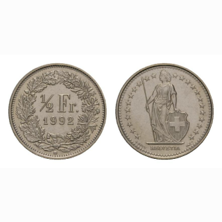 50 Rappen 1992 Schweiz