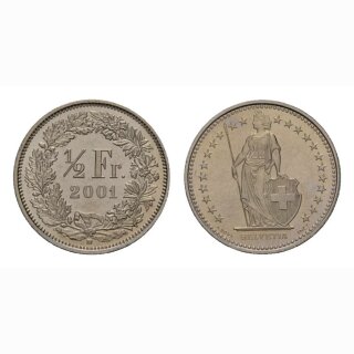 50 Rappen 2001 Schweiz