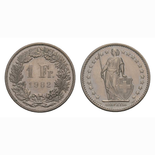 1 Franken 1982 Schweiz