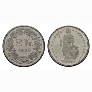 2 Franken 1990 Schweiz