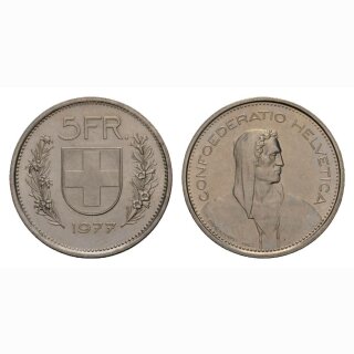 5 Franken 1977 Schweiz