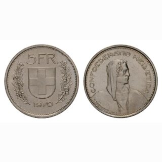 5 Franken 1979 Schweiz
