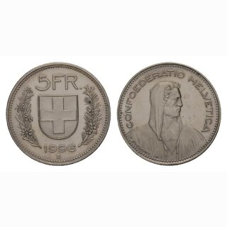 5 Franken 1996 Schweiz