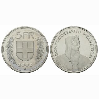 5 Franken 2003 Schweiz