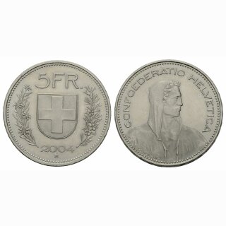 5 Franken 2004 Schweiz