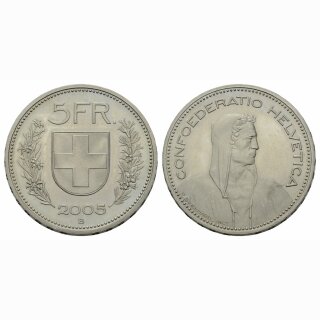 5 Franken 2005 Schweiz