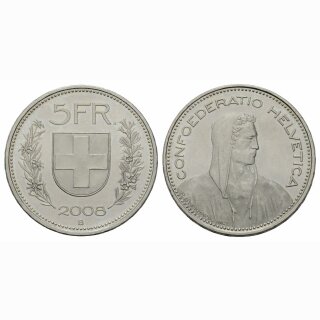 5 Franken 2008 Schweiz