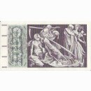 1000 Franken Note Totentanz 1974 gebraucht+