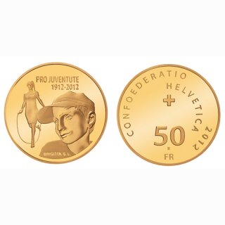 Schweiz 50 Franken 2012 B 100 Jahre Pro Juventute