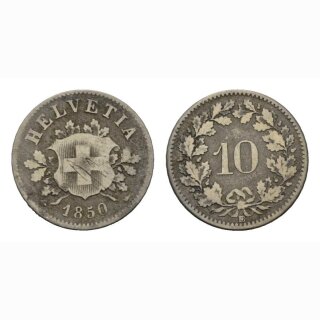 10 Rappen 1850 Schweiz