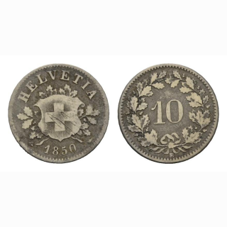10 Rappen 1850 Schweiz