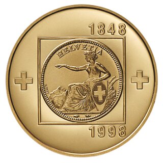 Schweiz 100 Franken 1998 B 150 Jahre Schweizer Bundesstaat