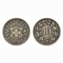 10 Rappen 1876 Schweiz