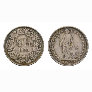 1/2 Franken 1879 Schweiz