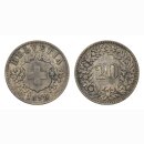 20 Rappen 1858  Schweiz