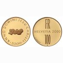 Schweiz 100 Franken 2000 B Messias (ME)