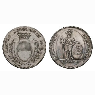 Solothurn 1 Franken 1812 Neutaler  HMZ 2-856a