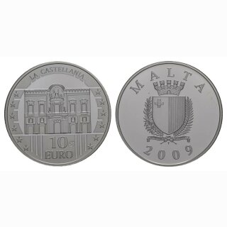 Malta 10 Euro 2009 Silber Gerichtsgebäude