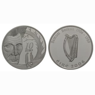 Irland 10 Euro 2006 Silber Samuel Barclay Beckett