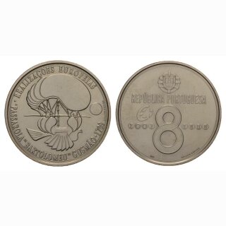 Portugal 8 Euro 2007 Silber Europäische Erungenschaften