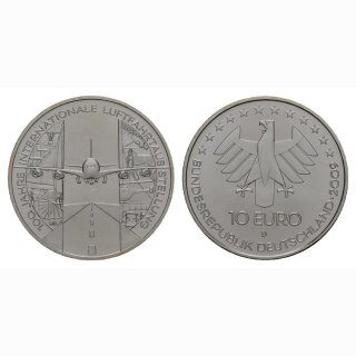 Deutschland 10 Euro 2009 Silber Luftfahrtaustellung