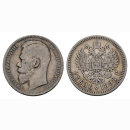 Russland 1 Rubel 1898 Silber