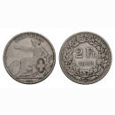 2 Franken 1862 B Schweiz