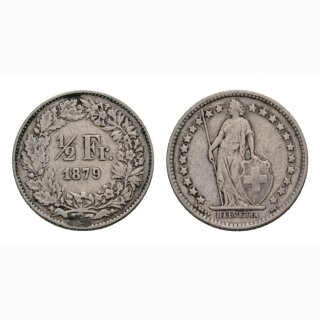 50 Rappen 1879 Schweiz