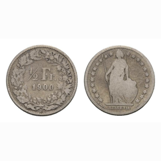 50 Rappen 1900 B Schweiz