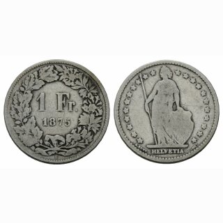 1 Franken 1875 B Schweiz
