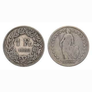 1 Franken 1880 B Schweiz