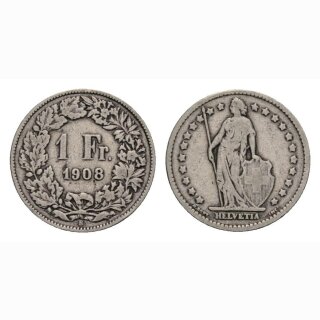 1 Franken 1908 B Schweiz