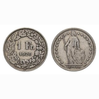 1 Franken 1920 B Schweiz