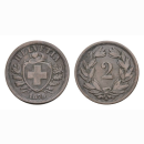 2 Rappen 1879 B Schweiz