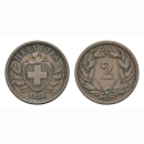 2 Rappen 1890 B Schweiz