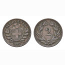 2 Rappen 1902 B Schweiz