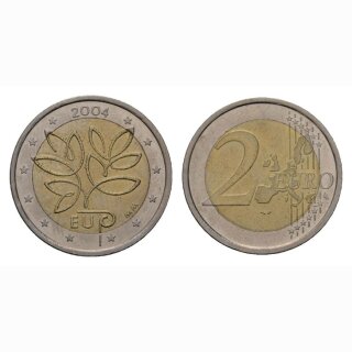 Finnland 2 Euro 2004 EU Erweiterung  Gedenkmünze