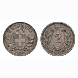 2 Rappen 1927 B Schweiz