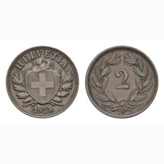2 Rappen 1932 B Schweiz